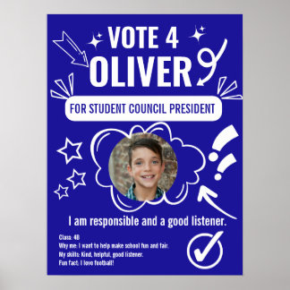 Poster Modèle d'affiche de vote du Conseil scolaire pour
