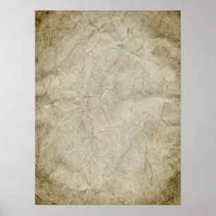 Poster Modèle d'affiche en papier parchemin de fond