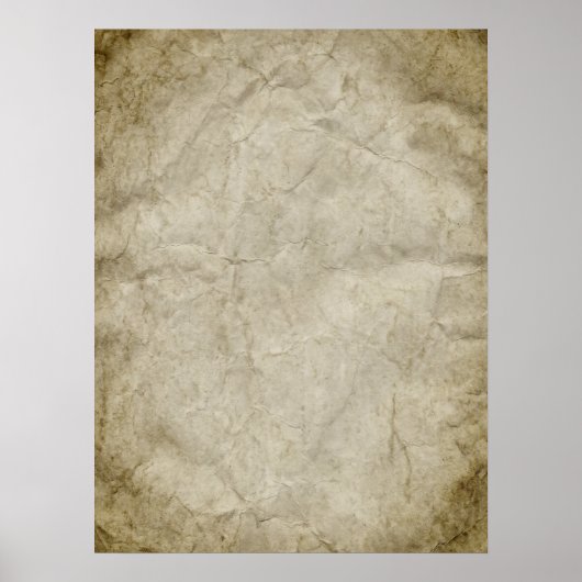 Poster Modèle d'affiche en papier parchemin de fond (Devant)