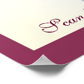 Poster Modèle d'affiche Fine Dining Français (Coin)