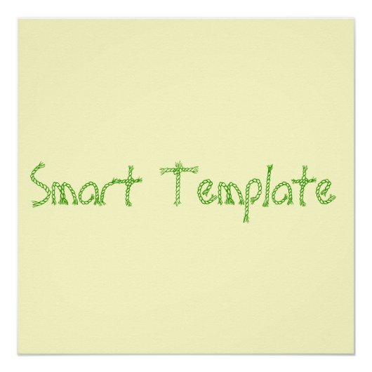 Poster Modèle d'affiche Modèle intelligent (Devant)