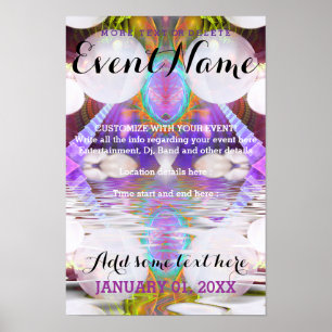 Poster Modèle d'affiche personnalisable pour événement de