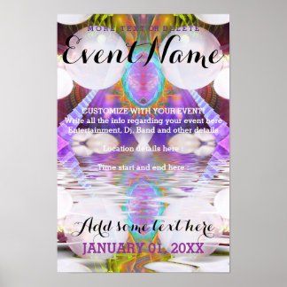 Poster Modèle d'affiche personnalisable pour événement de