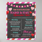 Poster Modèle d'appréciation de l'enseignant de la Saint- (Devant)