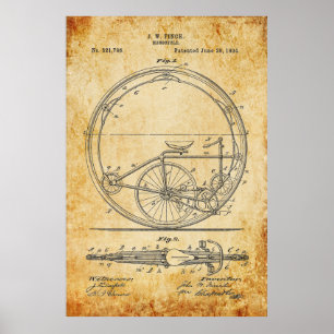 Poster Modèle de bicyclette
