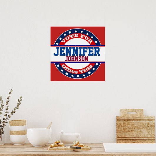 Poster Modèle de campagne customisé (Cuisine)