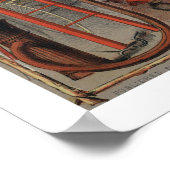 Poster Modèle de certificat du service d'incendie (Coin)