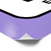 Poster Modèle de code QR numérisable avec texte modifiabl (Coin)