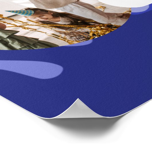 Poster Modèle de collage pour anniversaire d'art moderne  (Coin)