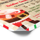 Poster Modèle de collecte de fonds de la tombola de Noël (Coin)