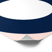 Poster Modèle de composition de couleur géométrique avec  (Coin)