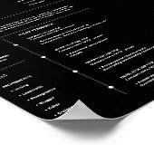 Poster Modèle de CV professionnel CV numérique moderne (Coin)