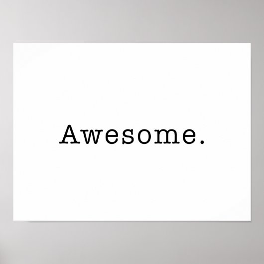 Poster Modèle de devis incroyable en noir et blanc (Devant)