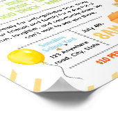 Poster Modèle de flyer de collecte de fonds modifiable (Coin)