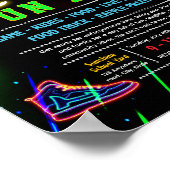 Poster Modèle de flyer de financement de course amusante (Coin)
