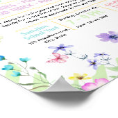 Poster Modèle de flyer de vente de fleurs editable pour c (Coin)