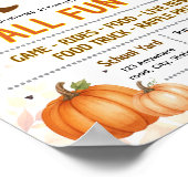 Poster Modèle de flyer modifiable de marathon d'automne d (Coin)