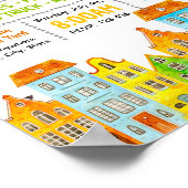 Poster Modèle de flyer modifiable pour fête de quartier (Coin)