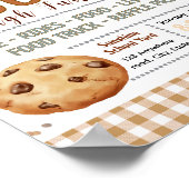 Poster Modèle de flyer modifiable pour la collecte de pât (Coin)