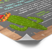 Poster Modèle de flyer modifiable pour une soirée taco fi (Coin)