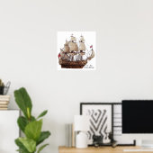 Poster Modèle De Guerre Britannique Du 17E Siècle (Bureau à domicile)