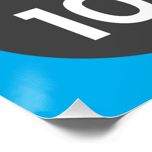 Poster Modèle de la fête d'anniversaire de Bowling (Coin)