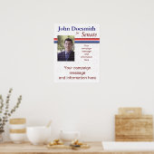 Poster Modèle de l'affiche de campagne politique (Cuisine)