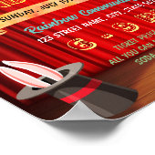 Poster Modèle de l'affiche du prospectus de l'événement M (Coin)