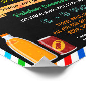 Poster Modèle de l'école de collecte de fonds Bottle and  (Coin)