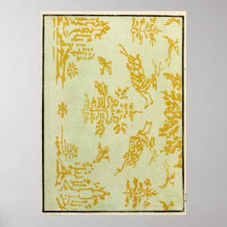 Poster Modèle de l'emblème impérial chinois de 1880