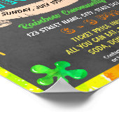 Poster Modèle de l'événement de collecte de fonds de pein (Coin)