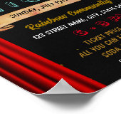 Poster Modèle de l'événement de la soirée comique (Coin)