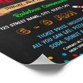 Poster Modèle de l'événement de la soirée de jeu (Coin)