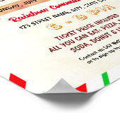 Poster Modèle de l'événement de l'école de Noël (Coin)