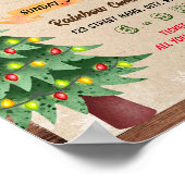 Poster Modèle de l'événement de l'école d'éclairage des a (Coin)