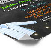 Poster Modèle de l'événement de transmission de pyjamas (Coin)