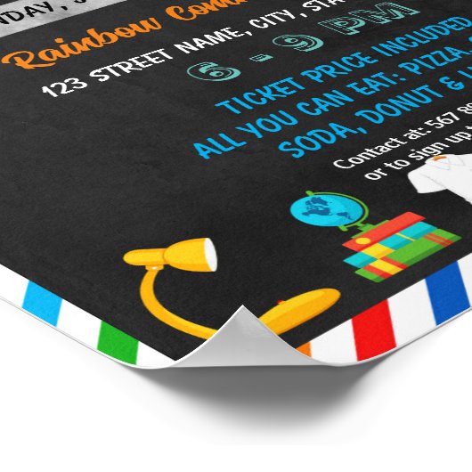 Poster Modèle de l'événement de vente Yard (Coin)