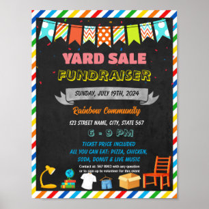 Poster Modèle de l'événement de vente Yard