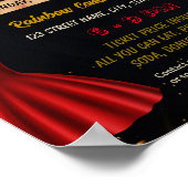 Poster Modèle de l'événement Editable Prom Dance (Coin)