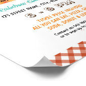 Poster Modèle de l'événement funderaiser Hamburger (Coin)