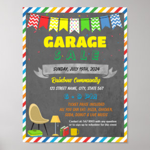 Poster Modèle de l'événement Garage Sale