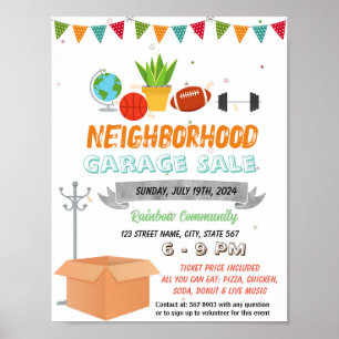 Poster Modèle de l'événement Garage Sale