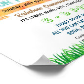 Poster Modèle de l'événement Marathon (Coin)