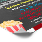 Poster Modèle de l'événement Movie Fundraiser (Coin)