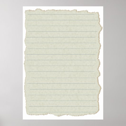Poster Modèle de lignes de texture d'écriture papier (Devant)