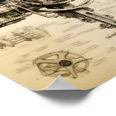 Poster Modèle de machine robuste (Coin)