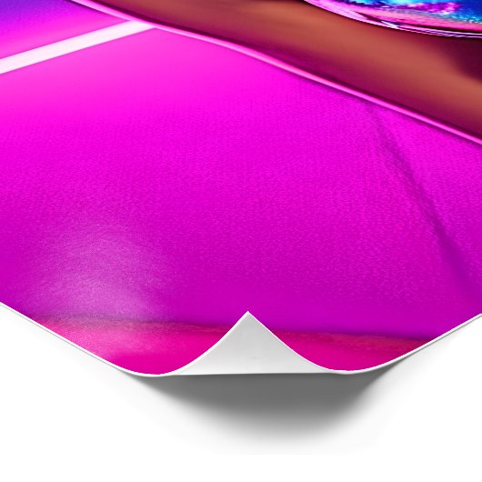 Poster Modèle de maillot de bain holographique (Coin)