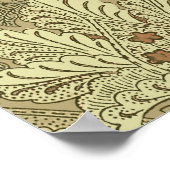 Poster Modèle de papier peint William Morris Windrush (Coin)