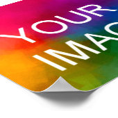 Poster Modèle de photo de mariage d'événement familial à  (Coin)