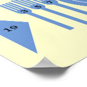 Poster Modèle de placement du plateau de table officiel a (Coin)